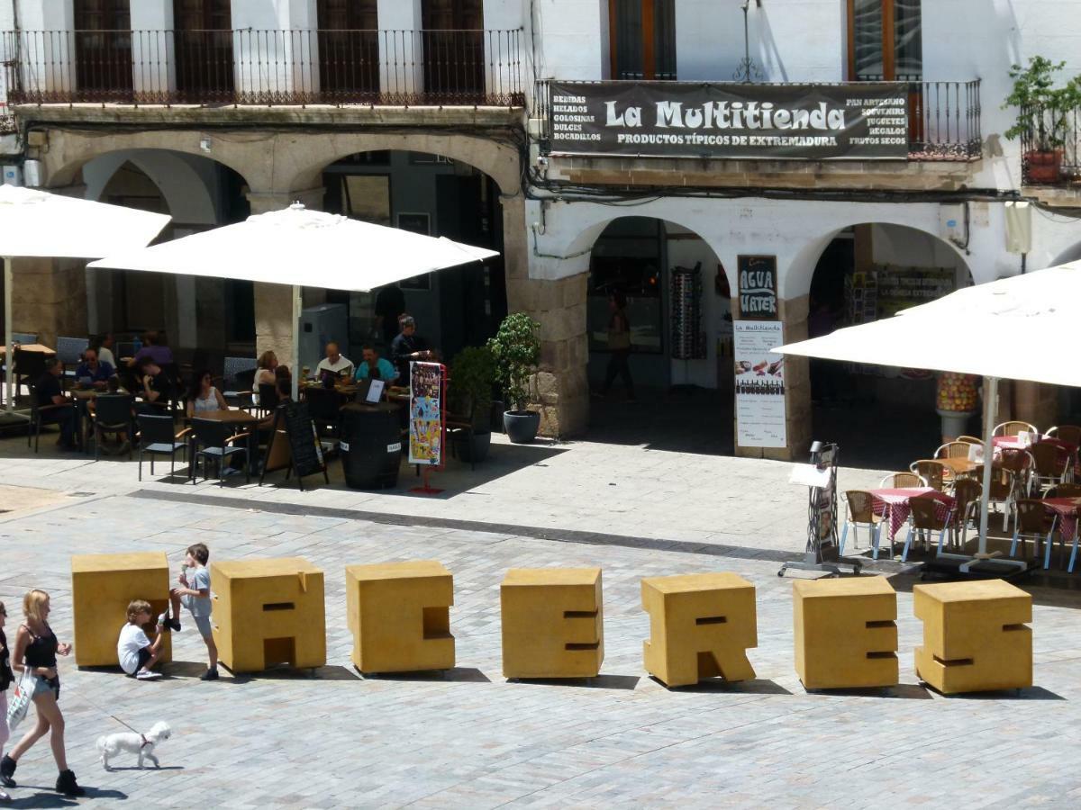 Apartamentos La Machacona Plaza Mayor Caces Zewnętrze zdjęcie